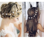 ヘアクリップ 20個セット ヘアアクセサリー 髪飾り レディース 女性 重ね付け フラワー フェイクパール ラインストーン 花 かわいい 華やか 上品 きれいめ おしゃれ パーティ お呼ばれ フォーマル 発表会 白 紫 ピンク 緑 黄