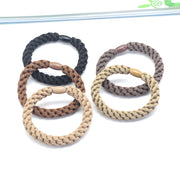 ヘアゴム 髪ゴム 単品 1本 レディース ヘアアクセサリー 編み込みデザイン ヘアアレンジ 髪留め まとめ髪 髪飾り キッズ ジュニア 女の子 女性 ロングヘア ポニーテール お団子 可愛い おしゃれ お出掛け