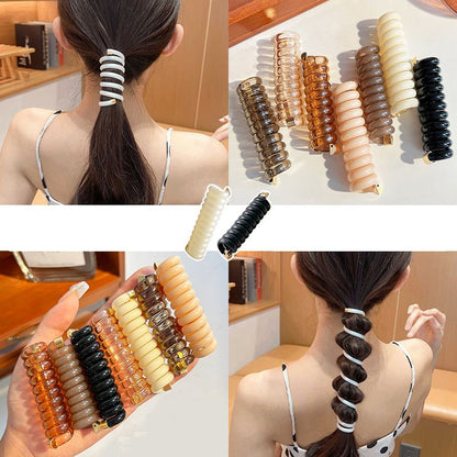 ポニーフック 単品 コイルゴム ヘアアクセサリー ポニーテール スプリング 商品画像2