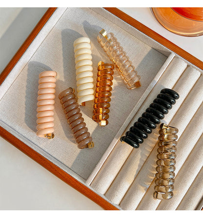 ポニーフック 単品 コイルゴム ヘアアクセサリー ポニーテール スプリング 商品画像3