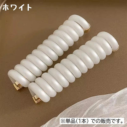 ポニーフック 単品 コイルゴム ヘアアクセサリー ポニーテール スプリング 商品画像5