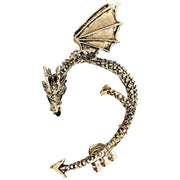イヤーカフ イヤークリップ 単品 片耳用 左耳用 レディース 女性 メンズ 男性 アクセサリー ドラゴン 龍 存在感 大きめ 格好いい かっこいい おしゃれ プレゼント ギフト ファッション小物
