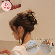 ヘアクリップ バンスクリップ 髪留め レディース 女性 ヘアアクセサリー ファッション雑貨 クチバシクリップ ラウンド 長方形 フラワー クロス ラインストーン フェイクパール ゴールドカラー シルバーカラー シンプル おしゃれ かわいい キュート