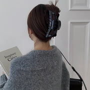 バンスクリップ ヘアクリップ レディース 女性 ヘアアクセサリー 髪飾り 髪留め 半透明 シンプル 定番 大人 まとめ髪 ヘアアレンジ おしゃれ