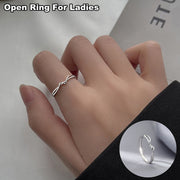 指輪 オープンリング レディース 女性 アクセサリー 指飾り シルバーカラー ねじり おしゃれ 上品 きれいめ かわいい シンプル 華奢 細身 細め 細い プレゼント ギフト 贈り物