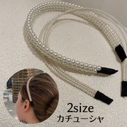 カチューシャ ヘアアクセサリー レディース 女性用 フェイクパール 髪留め 髪飾り ヘアアレンジ おしゃれ 上品 綺麗 エレガント フェミニン 大人可愛い 発表会 結婚式 パーティー 婦人用 ファッション小物