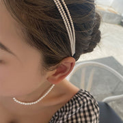カチューシャ ヘアアクセサリー レディース 女性用 フェイクパール 髪留め 髪飾り ヘアアレンジ おしゃれ 上品 綺麗 エレガント フェミニン 大人可愛い 発表会 結婚式 パーティー 婦人用 ファッション小物