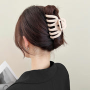 ヘアクリップ バンズクリップ 同色2個セット レディース ヘアアクセサリー 大きめ 挟む ヘアアレンジ まとめ髪 髪留め 簡単 時短 シンプル カラバリ豊富
