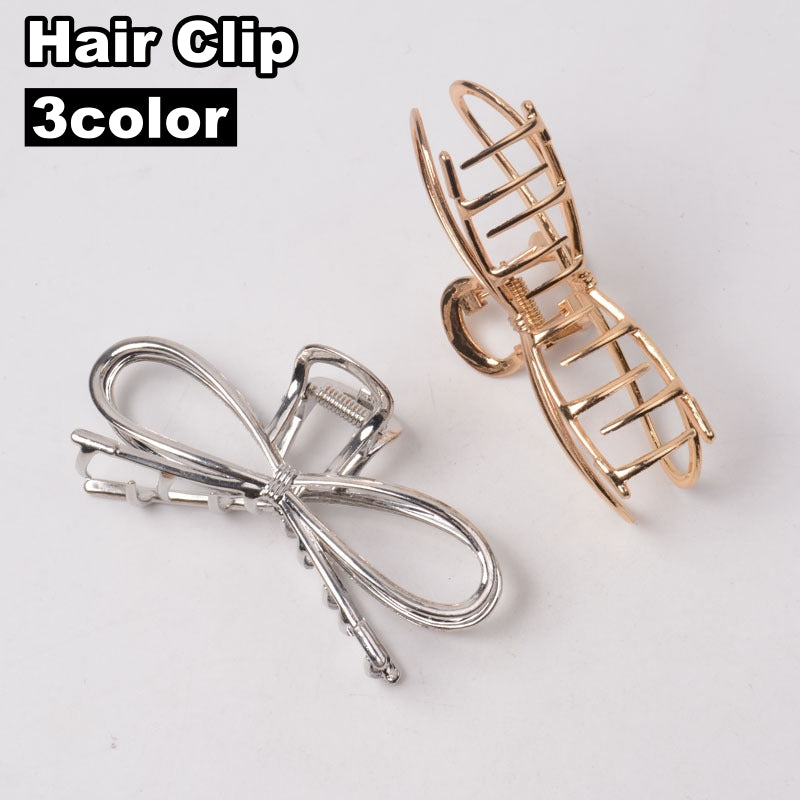 ヘアクリップ バンスクリップ ヘアアクセサリー レディース 女性 リボン シンプル 髪留め まとめ髪 ヘアアレンジ お洒落 大人可愛い きれいめ 婦人