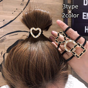 ヘアゴム ヘアアクセサリー レディース 髪ゴム まとめ髪 ゴールドカラー 2連 ハート サークル スクエア モチーフ 大ぶり タグ 子供用 キッズ 髪飾り かわいい おしゃれ 上品 大人 ガールズ ヘアアレンジ カジュアル 婦人 女性 女の子