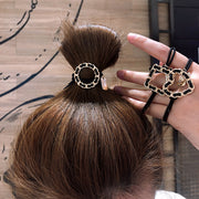 ヘアゴム ヘアアクセサリー レディース 髪ゴム まとめ髪 ゴールドカラー 2連 ハート サークル スクエア モチーフ 大ぶり タグ 子供用 キッズ 髪飾り かわいい おしゃれ 上品 大人 ガールズ ヘアアレンジ カジュアル 婦人 女性 女の子