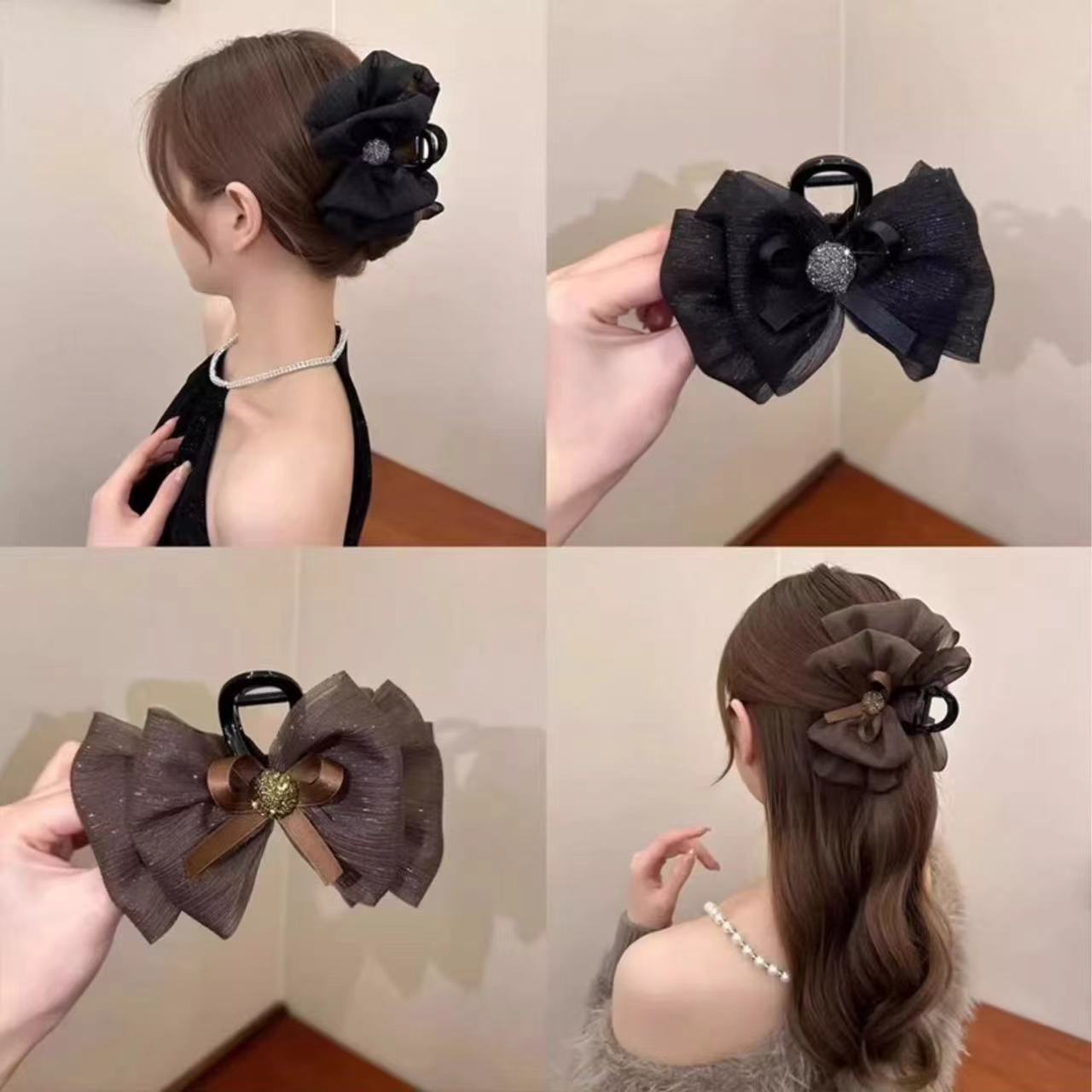 ヘアクリップ レディース 女性 ヘアアクセサリー 髪飾り 髪留め 商品画像3