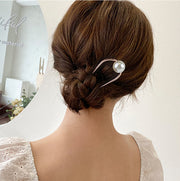 コーム U字 ヘアアクセサリー レディース 女性 簪 髪留め 髪飾り ヘアアアレンジ フェイクパール シンプル おしゃれ かわいい 上品 ファッション雑貨