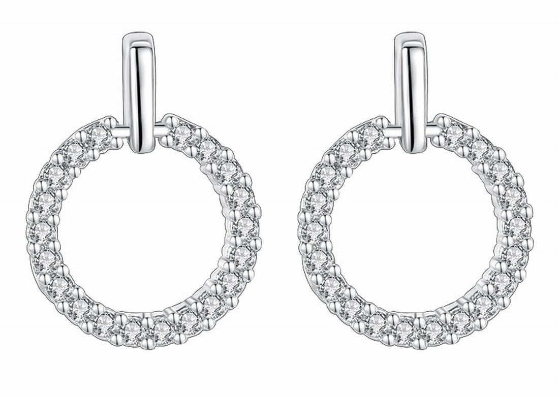 ピアス レディース アクセサリー スタッドピアス 女性用 ラインストーン リング おしゃれ 華やか キラキラ ギフト プレゼント きれいめ パーティ