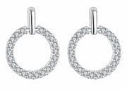 ピアス レディース アクセサリー スタッドピアス 女性用 ラインストーン リング おしゃれ 華やか キラキラ ギフト プレゼント きれいめ パーティ