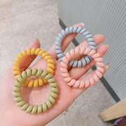 ヘアゴム スプリングゴム 単品 1個 髪ゴム レディース 女性 ヘアアクセサリー ファッション雑貨 髪留め まとめ髪 ヘアアレンジ キッズ 女の子 お風呂 プール 温泉 ジム スイミング シンプル カジュアル 無地 可愛い パステルカラー