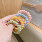 ヘアゴム スプリングゴム 単品 1個 髪ゴム レディース 女性 ヘアアクセサリー ファッション雑貨 髪留め まとめ髪 ヘアアレンジ キッズ 女の子 お風呂 プール 温泉 ジム スイミング シンプル カジュアル 無地 可愛い パステルカラー