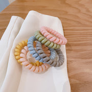 ヘアゴム スプリングゴム 単品 1個 髪ゴム レディース 女性 ヘアアクセサリー ファッション雑貨 髪留め まとめ髪 ヘアアレンジ キッズ 女の子 お風呂 プール 温泉 ジム スイミング シンプル カジュアル 無地 可愛い パステルカラー