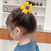 ヘアゴム 髪ゴム リングゴム キッズ 女の子 子供用 ヘアアクセサリー 髪飾り 花 フラワー 大きめ まとめ髪 ヘアアレンジ ガールズ かわいい お出かけ