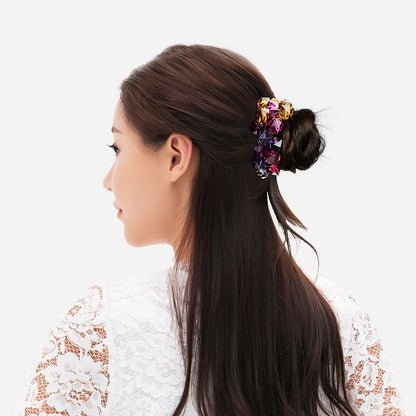シュシュ クリスタル風 ヘアゴム ヘアアクセサリー まとめ髪 髪ゴム 商品画像4