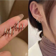 スタッドピアス レディース 女性 婦人 アクセサリー 耳飾り ラインストーン かわいい おしゃれ 大人女子 ギフト プレゼント ゴールドカラー シルバーカラー
