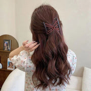 ツインコーム ダブルコーム 単品 1個 ヘアアクセサリー レディース 女性 婦人 大人 上品 髪留め 髪飾り ヘアアレンジ まとめ髪 伸縮性 かわいい 可愛い おしゃれ きれいめ デイリー 普段使い お出かけ お呼ばれ シンプル ブラック ブラウン 黒 茶色