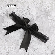 ガーターリング 単品 ガーターベルト レディース 女性 太もも ゴム リボン レース フリル コスプレ 仮装 ウエディング おしゃれ かわいい ロリータファッション