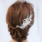 コーム ヘアアクセサリー レディース 女性 ヘッドドレス ヘッドアクセサリー 髪飾り ヘアアレンジ 花 フラワー かわいい おしゃれ エレガント 結婚式 ブライダル パーティー