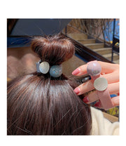 ヘアゴム 平ゴム 単品 レディース ヘアアクセサリー リボン風 ボールチャーム 太め ブレスレット 腕飾り おしゃれ かわいい 髪飾り 髪留め まとめ髪 ヘアアレンジ 大人可愛い シック フェミニン カジュアル デイリー お出かけ 通勤 通学 オフィス 女性用 婦人用