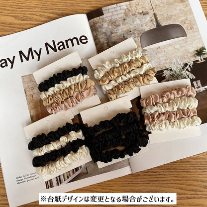 シュシュ 4個セット ヘアゴム ヘアアクセサリー レディース 女性 商品画像2
