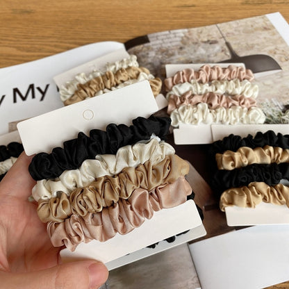 シュシュ 4個セット ヘアゴム ヘアアクセサリー レディース 女性 商品画像5