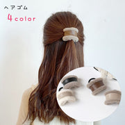 ヘアゴム 髪ゴム レディース 女性 ヘアアクセサリー ファッション雑貨 フェイクレザー フェイクファー 無地 ホワイト ブラウン ブラック シンプル 可愛い キュート カジュアル ガーリー ふわふわ もこもこ