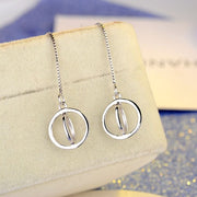 アメリカンピアス チェーンピアス レディース 女性 アクセサリー ファッション雑貨 ベネチアンチェーン ラウンド リング フェイクパール シルバーカラー シンプル おしゃれ かわいい キュート エレガント フォーマル プレゼント ギフト