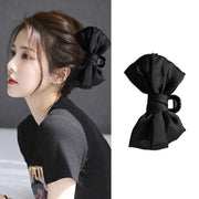 バンスクリップ ヘアクリップ レディース 女性用 ヘアアクセサリー リボン 大きめ 髪留め 髪飾り まとめ髪 ヘアアレンジ かわいい おしゃれ