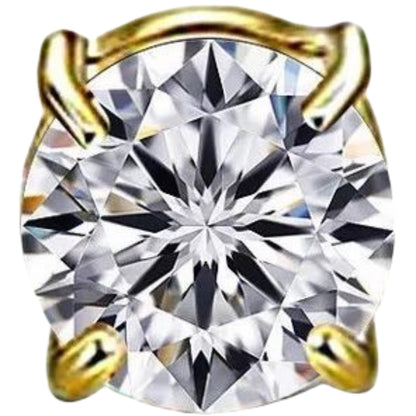マグネットピアス 1ペア 磁石式イヤリング 6mm 8mm ノンホールピアス ゴールド×ホワイト6mm バリエーション画像