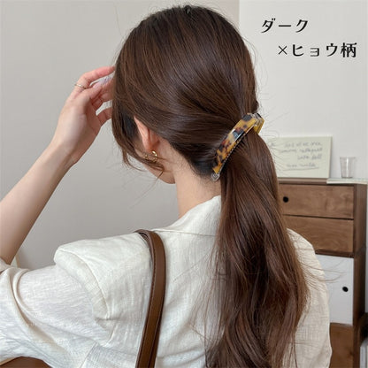 ヘアクリップ バナナクリップ レディース 女性 ヘアアクセサリー ヘアピン 商品画像3