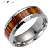 リング 指輪 メンズ レディース ファッションリング ステンレス 平打ち シンプル プレゼント 誕生日 ライン 木目 ウッドモチーフ アクセサリー 重ね付け ブラック ブルー ゴールドカラー シルバーカラー カジュアル 普段使い おしゃれ 男女兼用 ユニセックス 男性 女性 彼氏 彼女 恋人 友達 旦那 夫 妻 嫁 大人 ギフト 贈り物 記念日 父の日 母の日 ホワイトデー