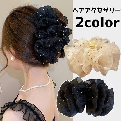 ヘアクリップ バンスクリップ レディース 女性 ヘアアクセサリー 髪留め 商品画像
