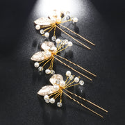かんざし 3本セット 簪 レディース ヘアアクセサリー フェイクパール U型 2本軸 髪飾り 髪留め まとめ髪 ヘアアレンジ 和装小物 葉っぱ リーフ 着物 フォーマル 結婚式 二次会 入学式 卒業式 ブライダル 上品 おしゃれ 華やか 女性用 プレゼント 贈り物