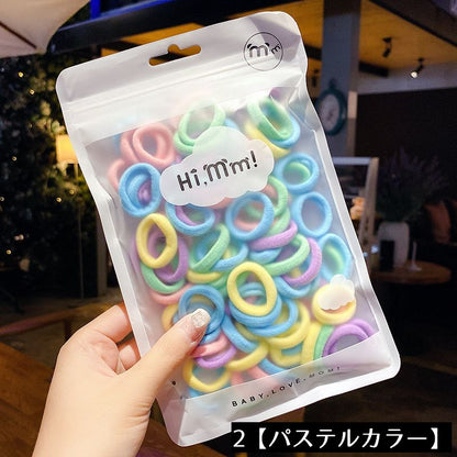 ヘアゴム リングゴム パイルゴム 約50本セット 子供 キッズ 商品画像5