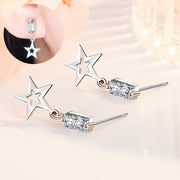 スタッドピアス レディース 耳飾り アクセサリー 女性用 スクエア ビジュー スター 星 揺れる シンプル キラキラ おしゃれ かわいい 上品 お出かけ デート カジュアル デイリー フェミニン オフィス 普段使い ギフト プレゼント 婦人用 ファッション小物