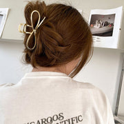 ヘアクリップ バンスクリップ ヘアアクセサリー レディース 女性 リボン シンプル 髪留め まとめ髪 ヘアアレンジ お洒落 大人可愛い きれいめ 婦人