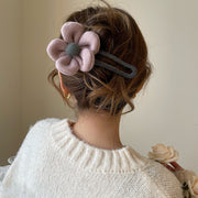 ヘアクリップ くちばしクリップ レディース 女性 ヘアアクセサリー 髪飾り 髪留め フラワー お花 大きめ 存在感 カジュアル ヘアアレンジ お洒落 可愛い ファッション小物