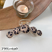 ヘアクリップ バンスクリップ 髪留め レディース 女性用 ヘアアクセサリー アニマルプリント ヒョウ柄 ゼブラ柄 髪飾り ヘアアレンジ 上品 エレガント おしゃれ かわいい 普段使い お出かけ オフィスファッション 大人女子