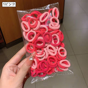 ヘアゴム 100個セット 髪ゴム ヘアアクセサリー キッズ 子供用 レディース ミニ かわいい カラフル 髪留め まとめ髪 髪飾り ヘアアレンジ リングゴム おしゃれ