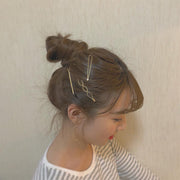 ヘアピン パッチン留め ヘアクリップ レディース ヘアアクセサリー 3本セット 4本セット 5本セット 髪飾り 髪留め ヘアアレンジ フェイクパール ゴールドカラー 女性用 婦人用 簡単 ロングヘア ショートヘア セミロング 可愛い おしゃれ 外出 お出掛け 誕生日 プレゼント