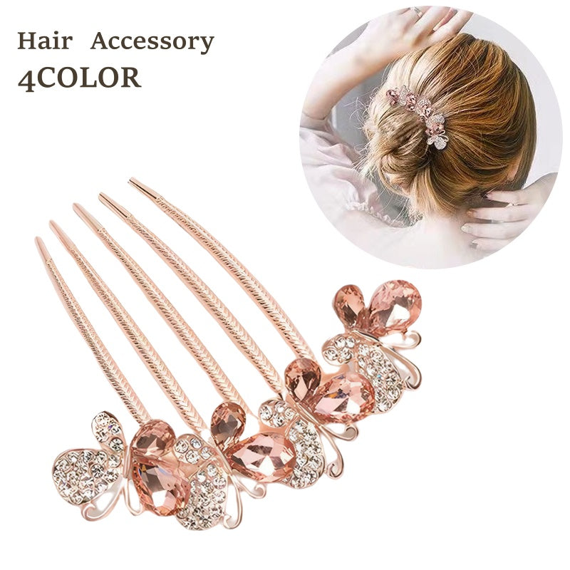 コーム レディース ヘアアクセサリー 髪飾り ビジュー キラキラ 商品画像