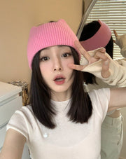 ヘアバンド ヘッドバンド ニット レディース 女性 ヘアアクセサリー 洗顔 化粧 猫耳 ネコ耳 耳付き 動物 アニマル 無地 単色 かわいい キュート