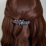 バレッタ バレット 髪留め レディース 女性 ヘアアクセサリー ファッション雑貨 ラインストーン 蝶 バタフライ ちょうちょ フラワー お花 シルバーカラー ブルー ブラック レッド 華やか 可愛い キュート フェミニン ガーリー おしゃれ