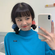 ヘアゴム 髪ゴム 2個セット レディース 女性 女の子 ヘアアクセサリー 髪飾り フェイクファー ふさふさ まとめ髪 ヘアアレンジ かわいい おしゃれ